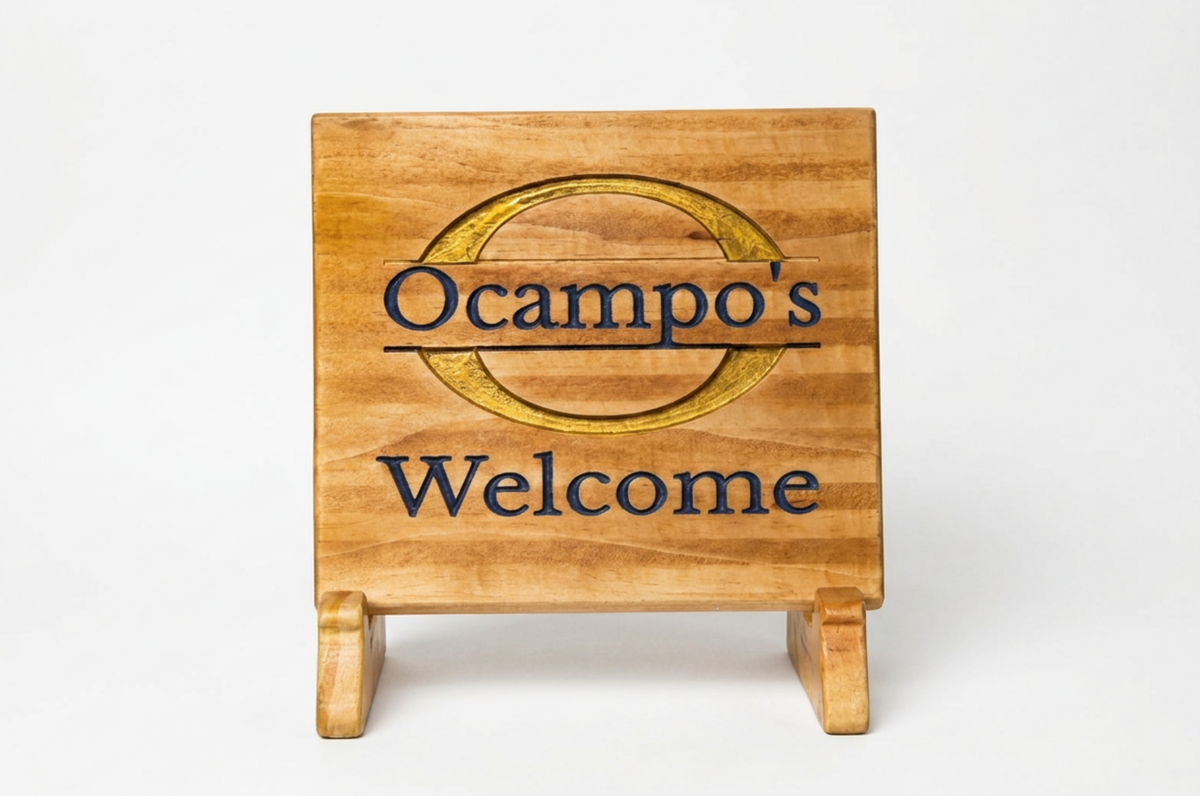 Personalized Family Welcome Wood Sign